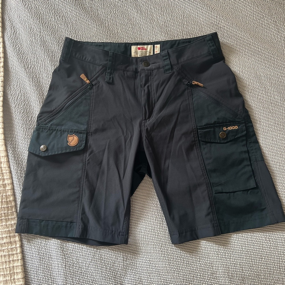 Fjallraven Men's Black Athletic G-1000 Shorts